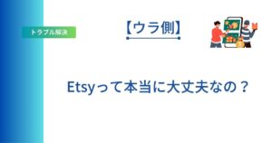 Etsy初心者に向けて安全に利用するためのに必要なことを書いた記事のアイキャッチ画像